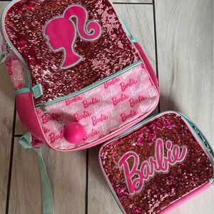 Barbie Pink Glittery Bag Set